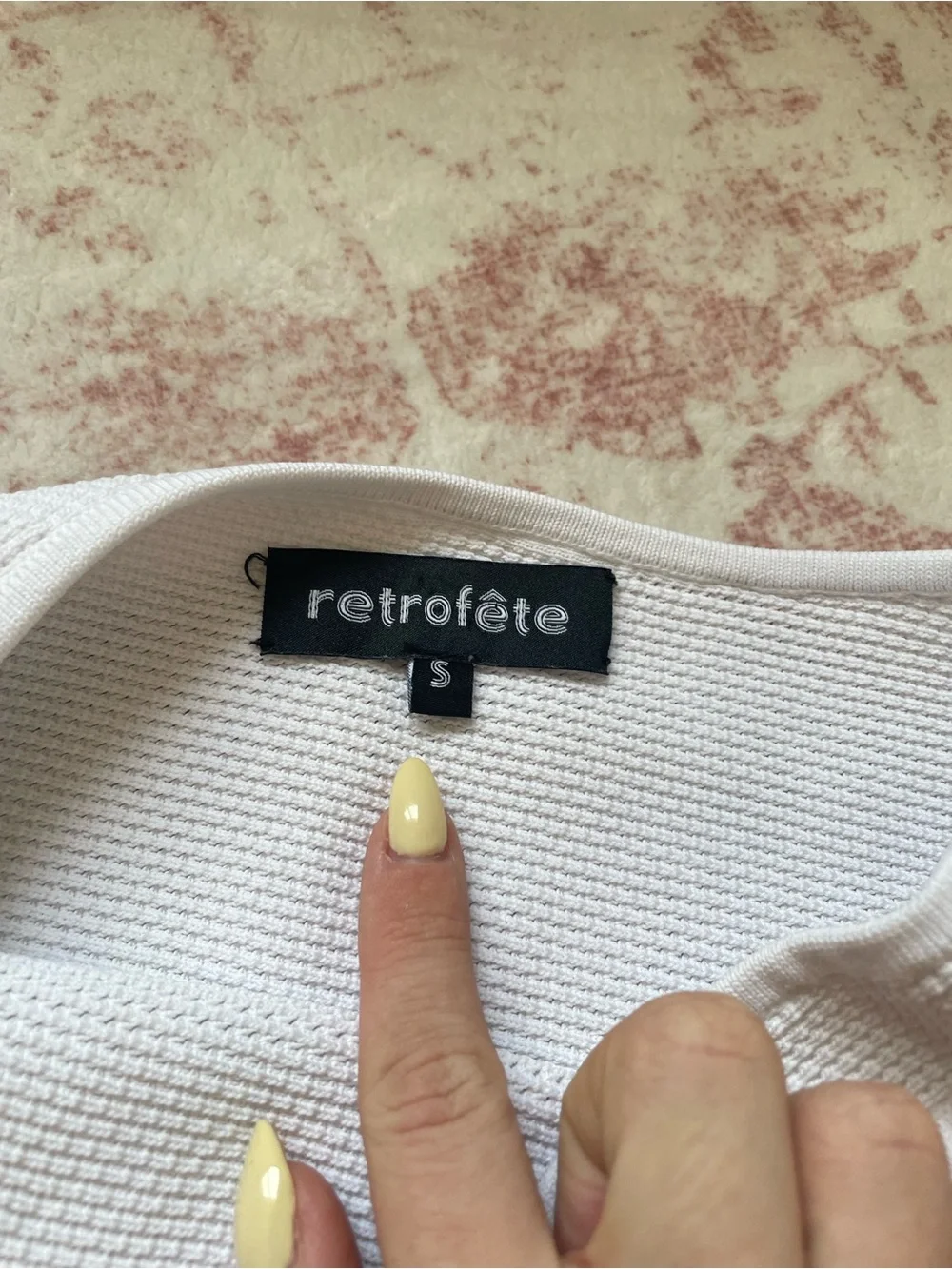Retrofete White Strapless Bustier Corset Top